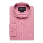 Extreme Cutaway Button-Up Shirt // Salmon (L)