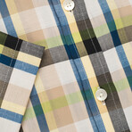 Checkered Button-Up Shirt // Multicolor (S)