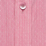 Extreme Cutaway Button-Up Shirt // Salmon (L)