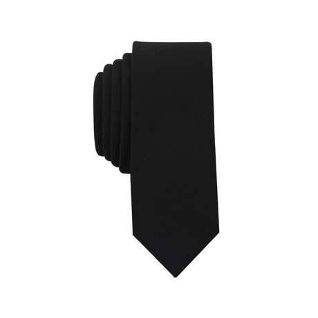 Village Solid Tie // Black
