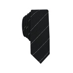 Novo Stripe Tie // Black