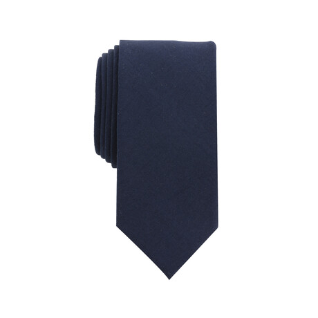 Tomas Solid Tie // Navy