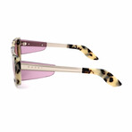 Men's ME641S Sunglasses // Light Milky Havana