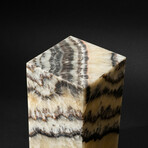 Genuine Square Banded Onyx Lamp