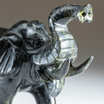 Genuine Polished Hand Carved Nephrite Jade Elephant // Ver. 1