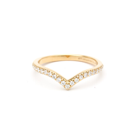 Tiffany & Co. // 18k Rose Gold Soleste V Diamond Ring // Ring Size: 6 // Pre-Owned