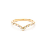 Tiffany & Co. // 18k Rose Gold Soleste V Diamond Ring // Ring Size: 6 // Pre-Owned