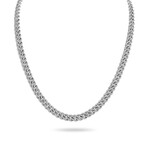 Rodeo Watches Jewelry // 14k White Gold + Diamond Cuban Iced Necklace // 16" // Pre-Owned