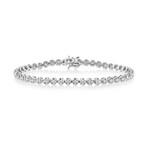 Rodeo Watches Jewelry // 18k White Gold Diamond Tennis Bracelet // 7" // Pre-Owned