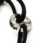 Louis Vuitton // 18k White Gold Empreinte Bracelet // 8.26" // Pre-Owned