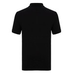 Richard Polo Shirt // Black + Orange (L)