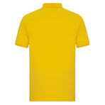 Samuel Polo Shirt // Yellow + Turquoise (L)