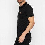 Richard Polo Shirt // Black + Orange (2XL)