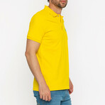 Samuel Polo Shirt // Yellow + Turquoise (3XL)