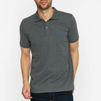 David Polo Shirt // Antra Melange + Sax (2XL)