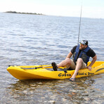 GripToeNite Gripping Pads // Kayaker // Black (US Men's Size 6-7)