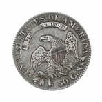 1831 Capped Bust Half Dollar // PCGS Certified VF30 // Deluxe Collector's Pouch