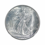 1946-S Walking Liberty Half Dollar // NGC Certified // Deluxe Collector's Pouch