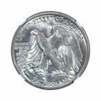 1946-S Walking Liberty Half Dollar // NGC Certified // Deluxe Collector's Pouch
