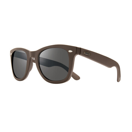 Men's Forge Polarized Classic Sport Sunglasses // Matte Brown + Graphite // Store Display