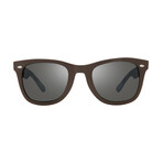 Men's Forge Polarized Classic Sport Sunglasses // Matte Brown + Graphite // Store Display