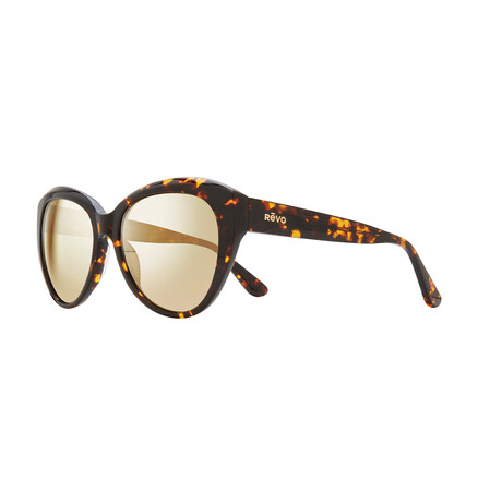 Women's Rose Polarized Cat Eye Sunglasses // Tortoise + Champagne // Store Display