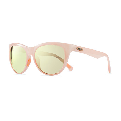 Women's Barclay Polarized Cat Eye Sunglasses // Blush + Champagne Mirror // Store Display