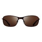 Men's Decoy Polarized Thin Sport Sunglasses // Brown + Terra // Store Display