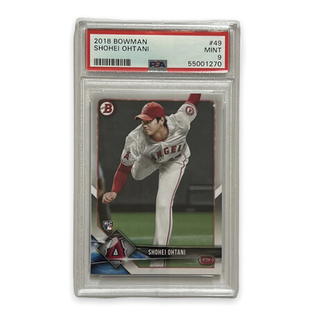 Shohei Ohtani // 2018 Bowman // Rookie Card // PSA 9 Mint