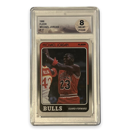 Michael Jordan // 1998 Fleer // DGA 8 Near Mint