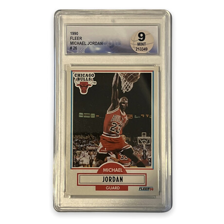 Michael Jordan // 1990 Fleer // DGA 9 Mint