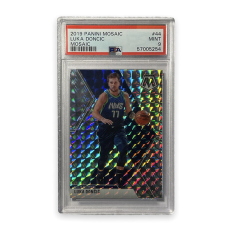 Luka Doncic // 2019 Panini Mosaic // PSA 9 Mint