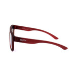 Smith // Agency LPA-1C Sunglasses // Matte Dark Brown + Crystal Teal