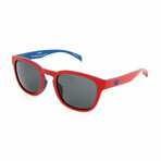 Adidas // Unisex AOR001Sunglasses // Red + Dark Blue