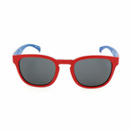 Adidas // Unisex AOR001Sunglasses // Red + Dark Blue