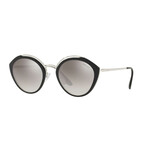 Women's "Conceptual" Phantos Sunglasses // Black + Ivory + Silver + Gray