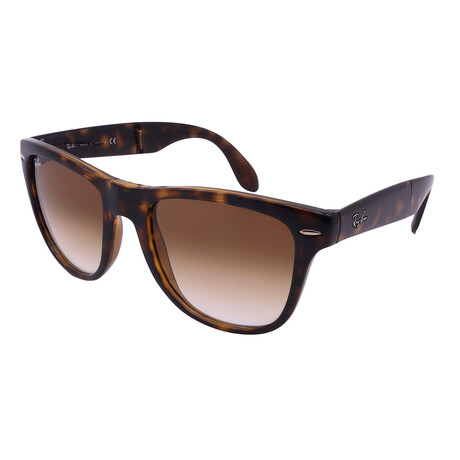 Unisex Square RB4105-710-51 Sunglasses // Light Havana + Brown Gradient