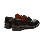 Crocodile Tassel Loafers // Black (US: 13)