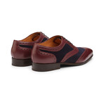 Spectator Wingtip Oxford // Burgundy & Navy (US: 8)