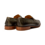 Penny Loafer // Crocodile Green (US: 12)