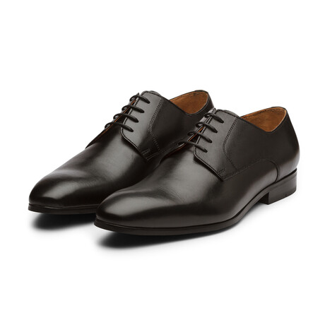 Plain Toe Derby // Black (US: 7)