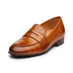 Relaxed Penny Loafer // Crocodile Tan (US: 9.5)