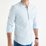 Edward Long Sleeve Shirt // Ice Blue (XL)