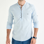 Edward Long Sleeve Shirt // Ice Blue (XL)