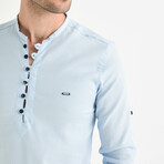 Edward Long Sleeve Shirt // Ice Blue (XL)