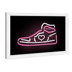 Wynwood Studio // Neon Pink Sneaker (Black Frame)