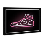 Wynwood Studio // Neon Pink Sneaker (Black Frame)