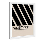 Wynwood Studio // Ambition Stripes (Black Frame)