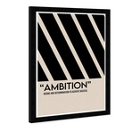 Wynwood Studio // Ambition Stripes (Black Frame)