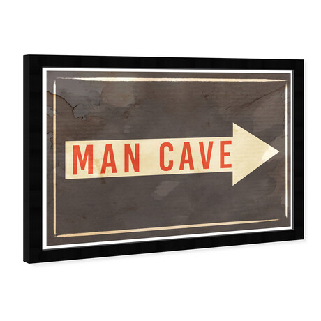 Wynwood Studio // Man Cave Sign (Black Frame)